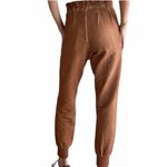 Something Navy Meghan Paperbag Sweatpants Size M NEW Photo 2