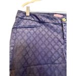 Lilly Pulitzer  Pants Womens Navy 29" Kelly Textured Ankle Skinny Trousers -Sz 10 Photo 1