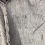 Madewell  Shirt Women's Size XXL Black Lunar Wash Denim Button Up Classic Photo 3