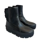 Puma x Fenty Black Chesea Boots Booties Rhianna Pull Photo 1
