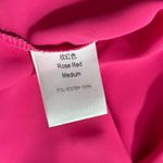 Womens Top M Pink V Neck Pullover‎ Short Sleeve Top Casual Careerwear Flowy Size M Photo 2