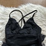 Lulus LULU’S Radiant Event Black Mesh Tiered Pleated Backless Maxi Dress Photo 6