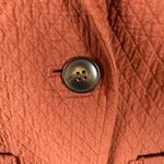 Madewell  Jacquard burnt orange long sleeve collared blazer jacket women's XXS Photo 5