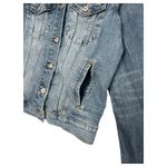 Lucky Brand  Denim Jacket Womens Small Blue Button Up Jean Classic Trucker Casual Photo 5