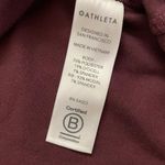 Athleta Essence Groove Antique Burgundy Top Photo 5