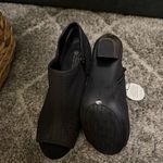 Giani Bernini  Black Peep-Toe Ankle Booties Photo 4