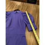 Revolve Rebecca Vallance Winslow short puff sleeve cut out back blue Midi Dress Size XS Photo 9