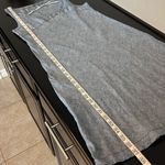 Horny Toad  Linen Sheath Dress Blue Chambray Shift Knee Length Sleeveless, sz S Photo 5