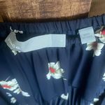 Vince Gardenia Floral-print pleated seamed midi skirt elastic waist pockets Sz S Photo 7