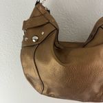 Vintage Y2K Metallic Copper Brown Studded Slouchy Hobo Shoulder Bag Photo 1
