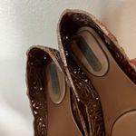 Melissa  x Campana rose gold glitter rosette flats WOMENS 6 Photo 4