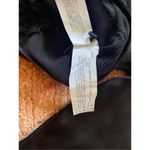 ZARA Women's Long Sleeve Black Satin Twist Front Top Size S Photo 6