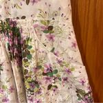 Anna Sui Anthropologie x Hidden Grove Floral Silk Ruched Halter Dress Size 8 Photo 10