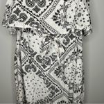 Davi & Dani  Paisley Border Print Ruffle Detail Maxi Dress Size M NWT Photo 4