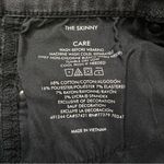 Ann Taylor  The Skinny Light Washed Black Denim Lace-Hem Ankle Jeans, Size 8P Photo 9