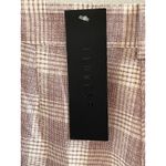 LIONESS Mulholland Pants Cream Brown Plaid New XS Photo 2