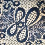 Isabella Fiore  blue embroidered wristlet bag Photo 1