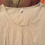 BP Beige Scoop Neck Long Sleeve Crop Top Photo 2