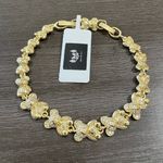 18k Gold Filled CZ Bear Charm Bracelet by Primus Photo 0