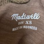 Madewell Women's Tan Brown Long Sleeve Turtleneck Pullover Sweater Top Size XS Photo 2