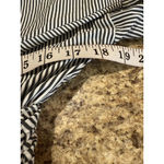 Women's FARROW Blue White Striped Wrap Mini Dress M Size M Photo 5