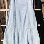 Indigo Rein NEW Light Wash Blue Denim Maxi Dress Size Medium Photo 5