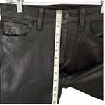 joe's jeans  The Callie Womens 28 Black Coated High Rise Cropped Boot Raw Hem Chic Photo 8