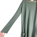 Sita Murt Long Cardigan in sage Green Lightweight 100% Cotton, Size EU 40 / US 8 Photo 5