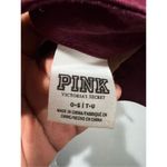 PINK - Victoria's Secret VICTORIA'S SECRET PINK BURGUNDY GOLD LOGO BASEBALL HAT CAP SPORTS ADJUSTABLE Photo 3