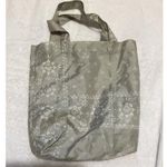 Madewell  NWOT Resourced Bandana Small Tote Bag Light Green Geometric Print Photo 1