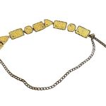 Chico's Vintage Gold Tone Embellished Chain Adjustable Belt. Photo 3