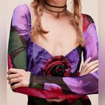 AFRM Sierra Rosette Midi Dress Size XXS Photo 2