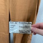 Anthropologie Maeve By  Womens Relaxed Leg Trouser Pants Linen Blend Size 2 Photo 4