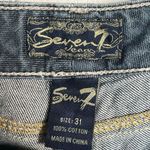 Seven 7 Sz 31 Denim Jean Shorts Photo 8