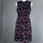 Tommy Hilfiger NWOT Pink & Black Lace Pencil Valentines Day Dress Womens XS 2 Photo 5