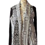 Anthropologie Field Flower Stamped Jacquard Cardigan Sweater Womens XSmall Photo 0