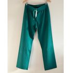 FIGS High Waisted Livingston Basic Scrub Pants in Hunter Green, Size Medium Photo 5