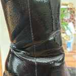 Forever 21 Leather Heeled Boots  Black Photo 4