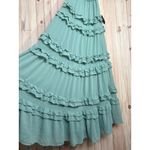 Lulus NWT  Lavish Perfection Sage Green Ruffled Tiered Maxi Dress Party Wedding S Photo 5