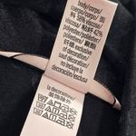 Victoria's Secret 038. Victoria Secrets Black Wrap Pajama Top Long Sleeve Logo Tie White Trim L Photo 7