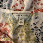Lucky Brand Floral Long Sleeve Blouse size L Photo 4