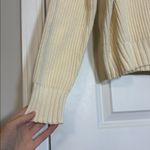 American Giant Chunky cropped crew sweater in creme white Size M Photo 2