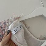 Mac Duggal Pink Cap Sleeve Floral Button Down Pink Shift Dress XS Photo 6