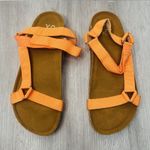 Women’s Shoes Orange Strappy Sandals Size 7.5 Photo 1