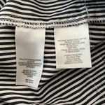 Anne Klein Shirt Womens 6 Black White Striped Button Up Blouse Casual Workwear Photo 8