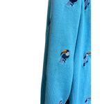 Talbots Womens Size Small Toucan Bird Cardigan Blue 3/4 Sleeve Photo 5