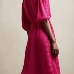 Banana Republic Pink Pleated Maxi Dress Photo 1