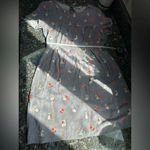 Oliver Bonas Violet Rufus Frenchie Dog Print Dress French Bulldogs Size 10 M Gray Photo 11