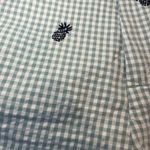 Tommy Hilfiger womens shorts seersucker pineapple embroidery size 32 Photo 1