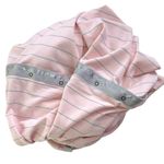 Lululemon EUC  Vinyasa Scarf Pink Grey Striped Photo 1